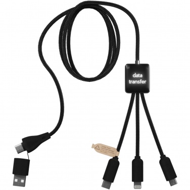 Logotrade advertising products photo of: SCX.design C45 5-in-1 rPET charging cable with data transfer