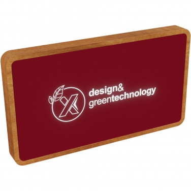 Logo trade advertising product photo of: SCX.design P36 5000 mAh light-up wireless power bank