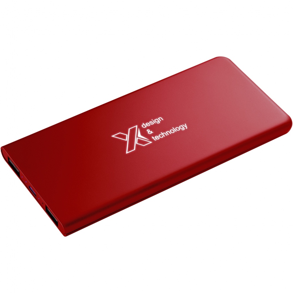 Logo trade promotional giveaway photo of: SCX.design P15 light-up 5000 mAh power bank