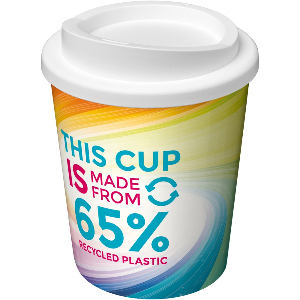 Logo trade promotional giveaway photo of: Brite-Americano Espresso Eco 250 ml insulated tumbler