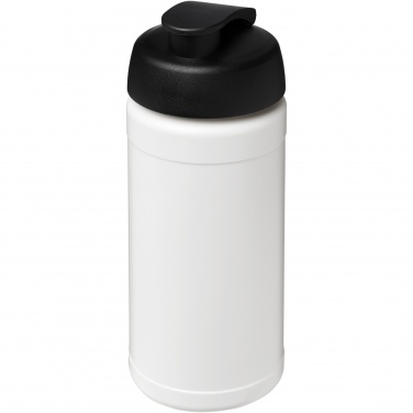 Logo trade promotional giveaways picture of: Baseline 500 ml recycled sport bottle with flip lid