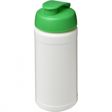 Logo trade business gifts image of: Baseline 500 ml recycled sport bottle with flip lid