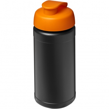 Logotrade promotional merchandise photo of: Baseline 500 ml recycled sport bottle with flip lid