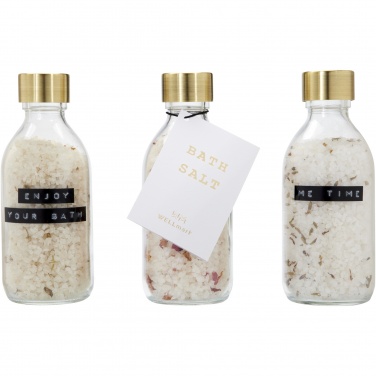 Logotrade advertising product image of: Wellmark Just Relax 3-piece 200 ml bath salt gift set