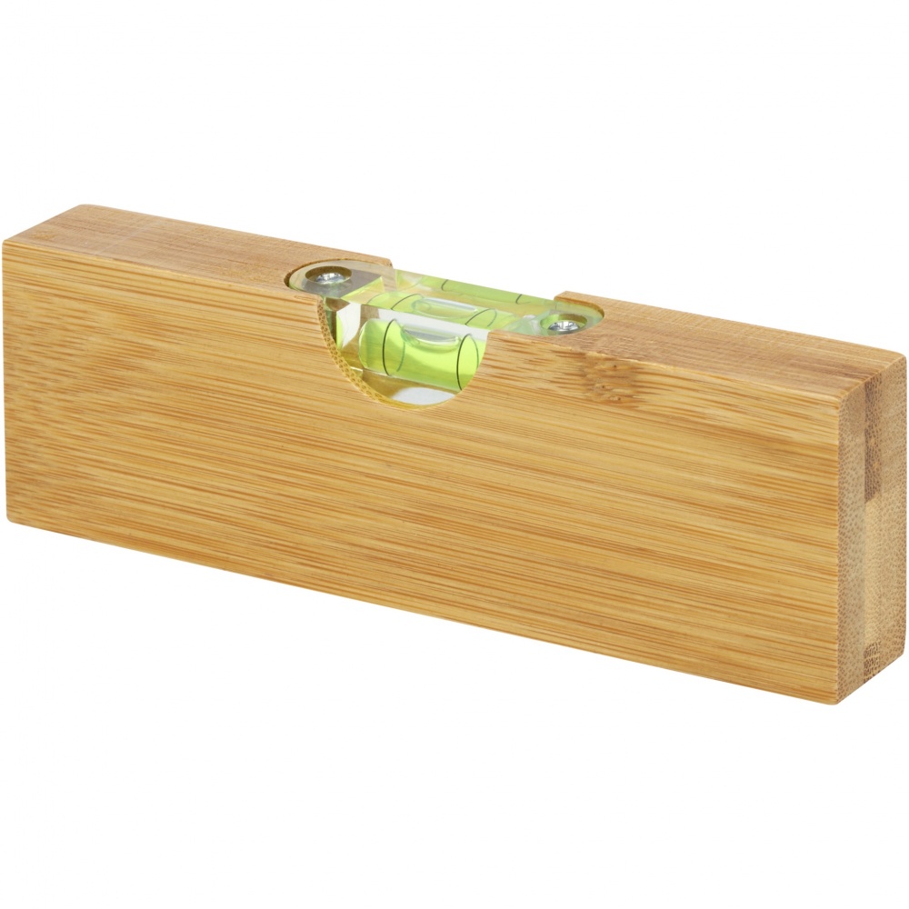 Logotrade business gift image of: Flush bamboo spirit level with bottle opener