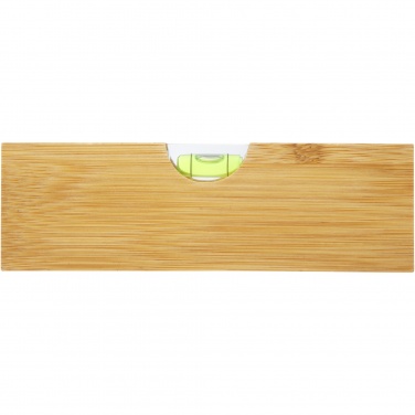 Logo trade corporate gifts image of: Flush bamboo spirit level with bottle opener