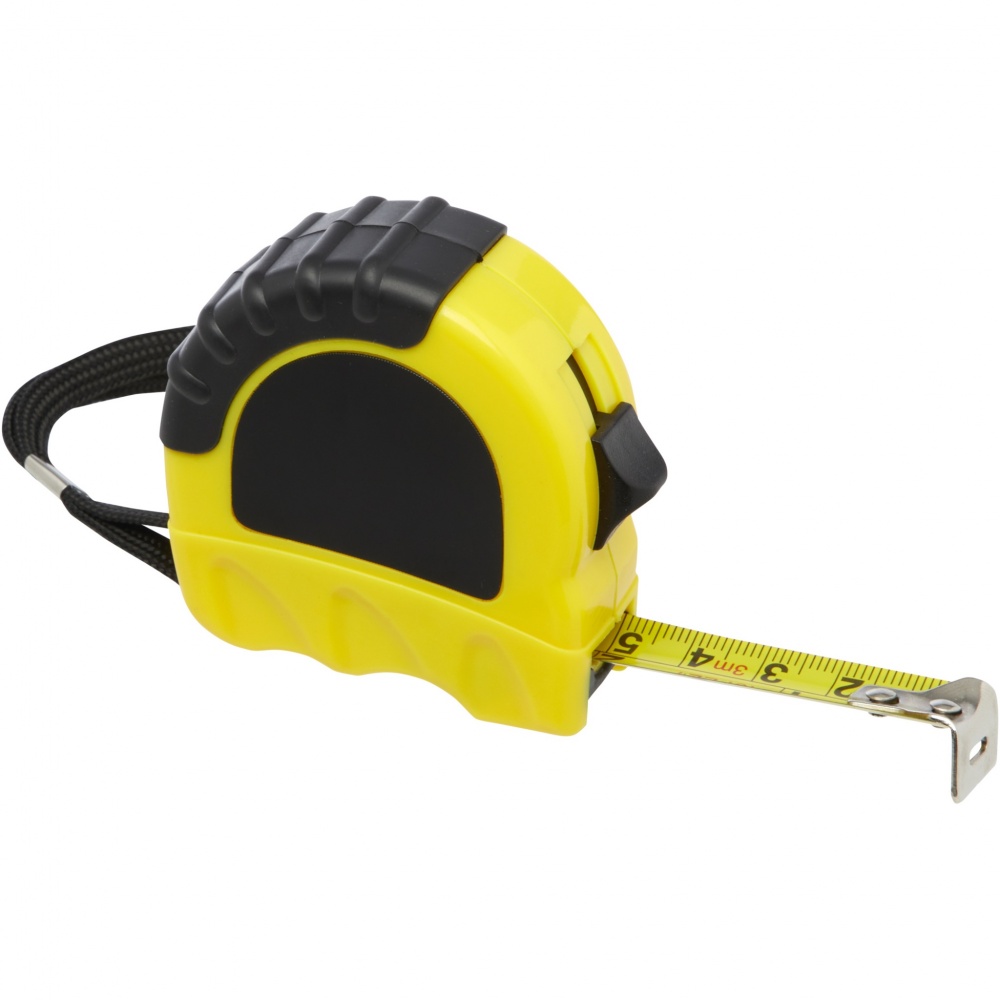 Logo trade promotional merchandise photo of: Rule 3-metre RCS recycled plastic measuring tape