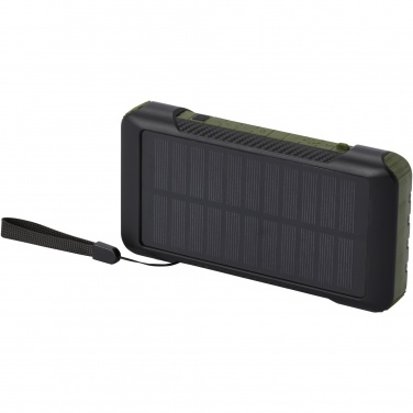 Logotrade promotional item picture of: Soldy 10.000 mAh RCS recycled plastic solar dynamo power bank 