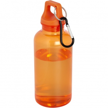 Logotrade promotional items photo of: Oregon 400 ml RCS certified recycled plastic water bottle with carabiner