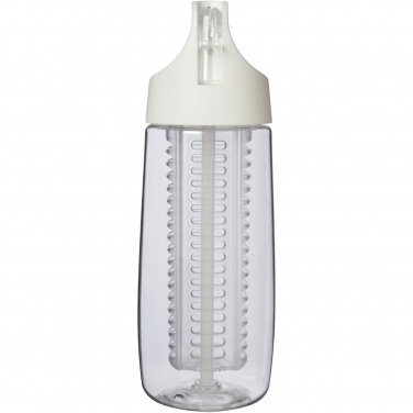 Logo trade promotional items picture of: HydroFruit 700 ml recycled plastic sport bottle with flip lid and infuser