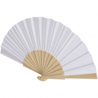 Logo trade business gift photo of: Manuela hand fan