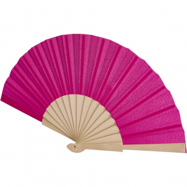 Logo trade business gifts image of: Manuela hand fan