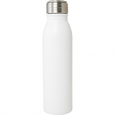 Logo trade promotional giveaways picture of: Harper 700 ml RCS certified stainless steel water bottle with metal loop