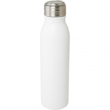 Logo trade corporate gifts picture of: Harper 700 ml RCS certified stainless steel water bottle with metal loop