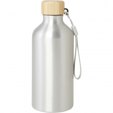 Logo trade promotional items picture of: Malpeza 500 ml RCS certified recycled aluminium water bottle