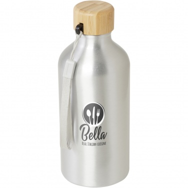 Logotrade promotional giveaways photo of: Malpeza 500 ml RCS certified recycled aluminium water bottle