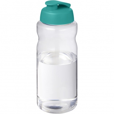 Logo trade advertising products picture of: H2O Active® Big Base 1 litre flip lid sport bottle