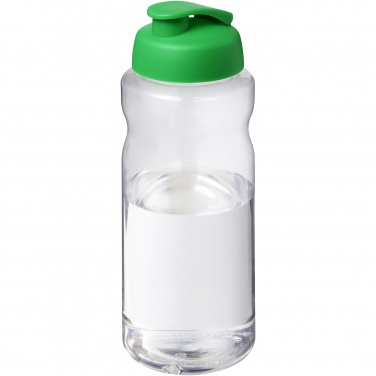 Logo trade advertising products image of: H2O Active® Big Base 1 litre flip lid sport bottle