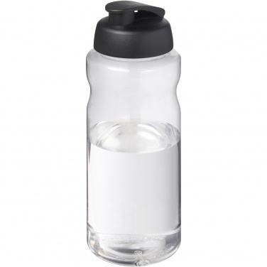 Logo trade promotional merchandise image of: H2O Active® Big Base 1 litre flip lid sport bottle