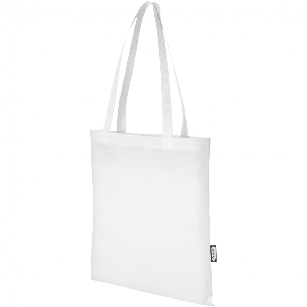 Logotrade corporate gift image of: Zeus GRS recycled non-woven convention tote bag 6L