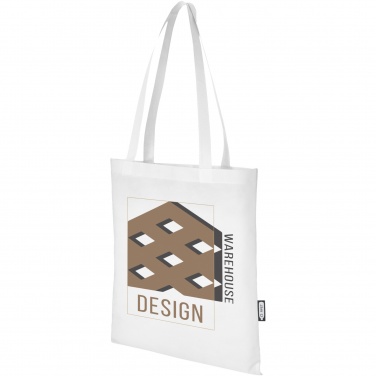 Logo trade promotional product photo of: Zeus GRS recycled non-woven convention tote bag 6L