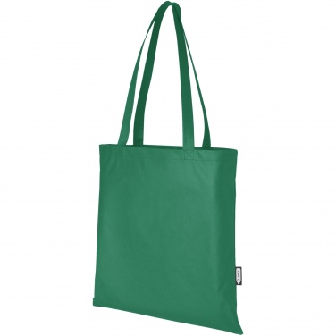 Logo trade advertising products image of: Zeus GRS recycled non-woven convention tote bag 6L