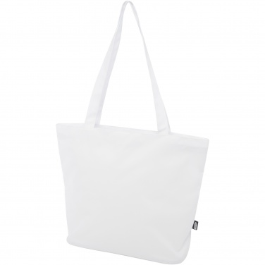 Logo trade promotional products image of: Panama GRS recycled zippered tote bag 20L