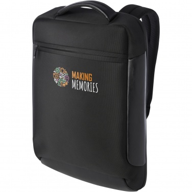 Logo trade promotional merchandise image of: Expedition Pro 15.6" GRS recycled compact laptop backpack 12L