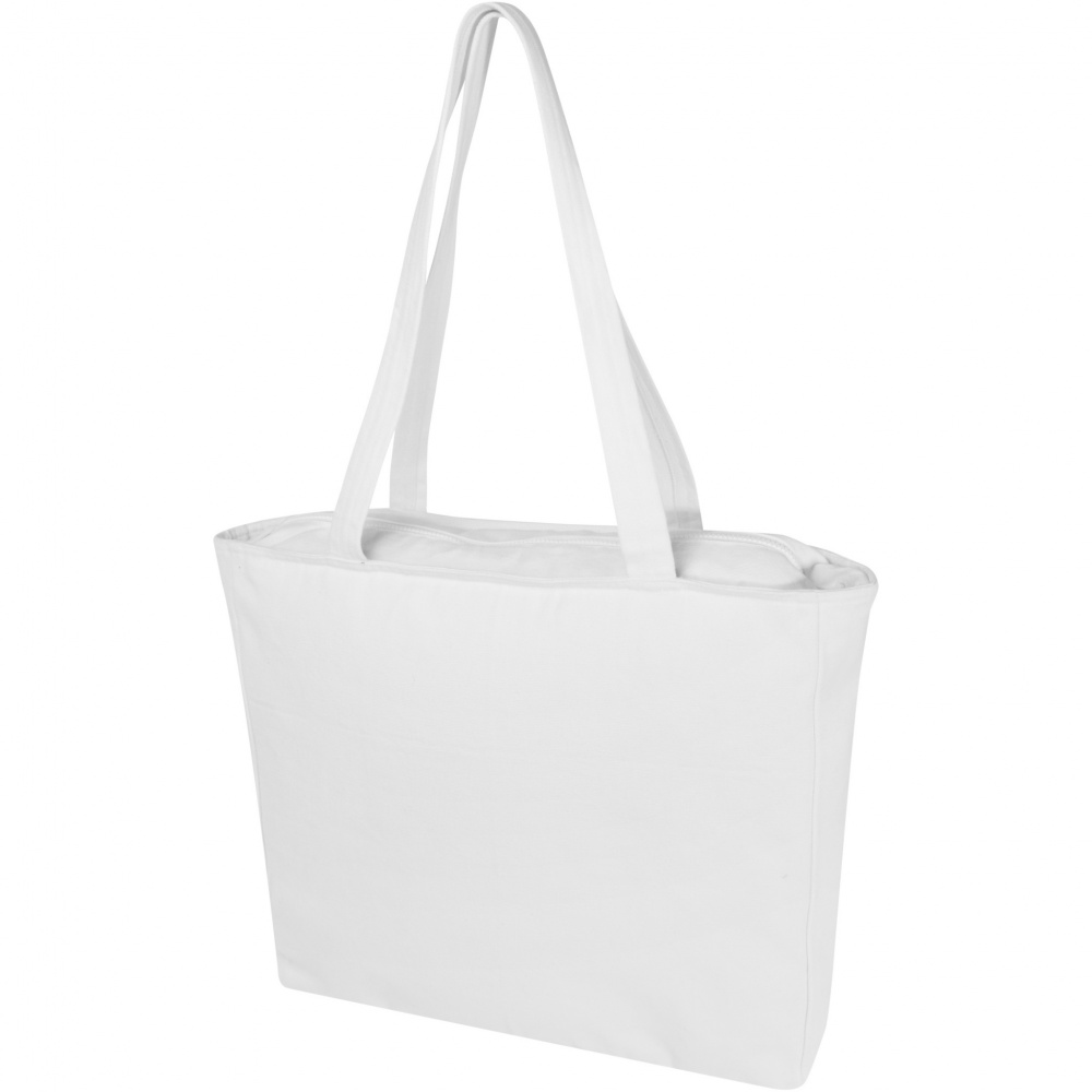 Logo trade promotional giveaways image of: Weekender 500 g/m² Aware™ recycled tote bag