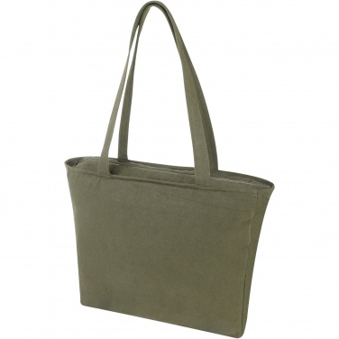 Logo trade promotional gift photo of: Weekender 500 g/m² Aware™ recycled tote bag