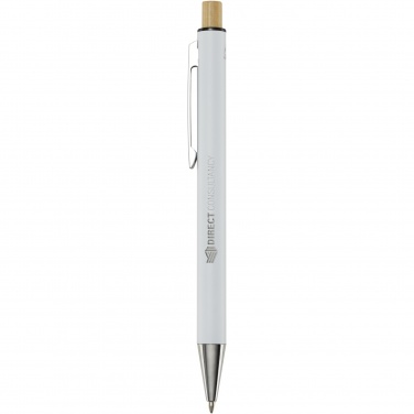 Logotrade corporate gift picture of: Cyrus recycled aluminium ballpoint pen (blue ink)