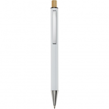 Logo trade promotional gift photo of: Cyrus recycled aluminium ballpoint pen (blue ink)