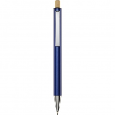 Logotrade promotional merchandise photo of: Cyrus recycled aluminium ballpoint pen (blue ink)