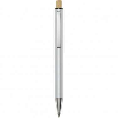 Logo trade promotional giveaways image of: Cyrus recycled aluminium ballpoint pen (blue ink)