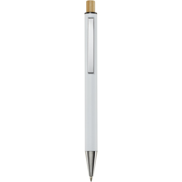 Logotrade promotional gift picture of: Cyrus recycled aluminium ballpoint pen (black ink)