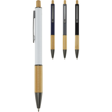 Logo trade corporate gifts image of: Darius recycled aluminium ballpoint pen