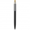 Nooshin recycled aluminium ballpoint pen, Solid black