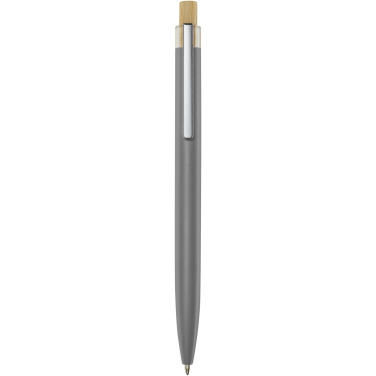 Logo trade promotional gifts image of: Nooshin recycled aluminium ballpoint pen (black ink)