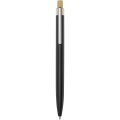 Nooshin recycled aluminium ballpoint pen (black ink), Solid black