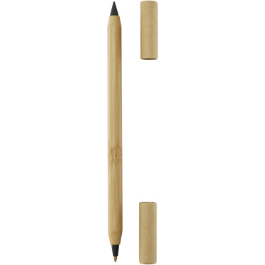 Logo trade advertising product photo of: Samambu bamboo duo pen