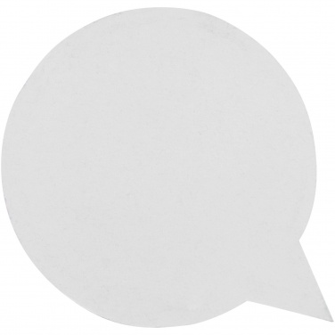 Logotrade promotional product picture of: Sticky-Mate® speech bubble-shaped recycled sticky notes