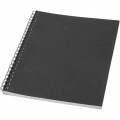 Desk-Mate® A5 colour spiral notebook, Solid black