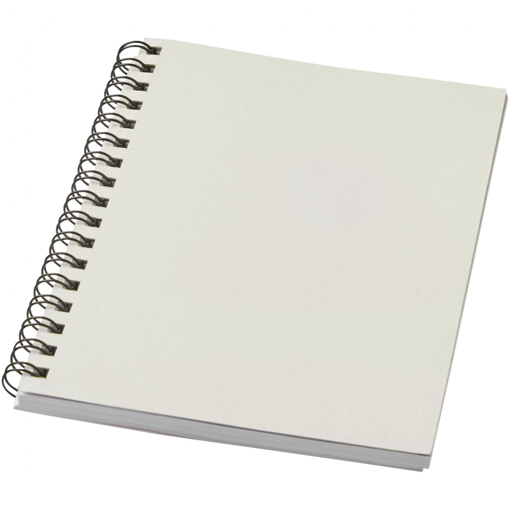 Logo trade promotional product photo of: Desk-Mate® A6 colour spiral notebook