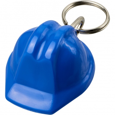 Logo trade business gift photo of: Kolt hard hat-shaped recycled keychain