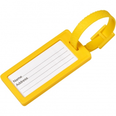 Logo trade promotional products image of: River recycled window luggage tag