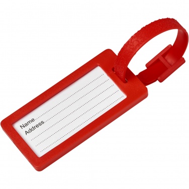 Logo trade promotional giveaways picture of: River recycled window luggage tag