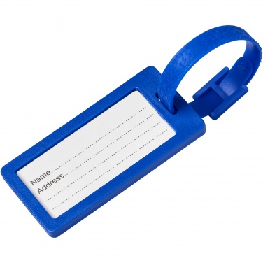 Logo trade promotional gift photo of: River recycled window luggage tag