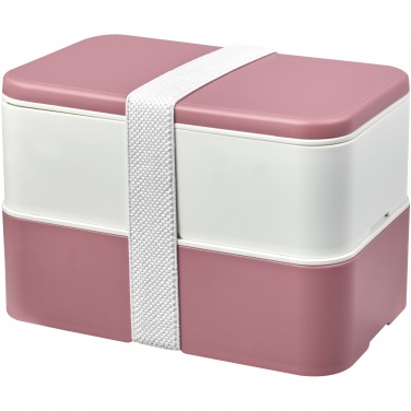 Logo trade promotional gift photo of: MIYO Renew double layer lunch box