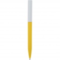 Unix recycled plastic ballpoint pen, Yellow