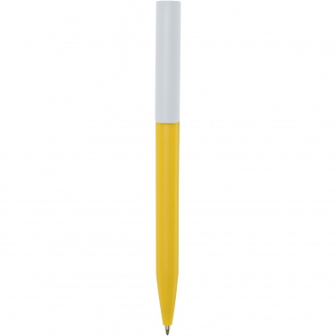 Logo trade corporate gifts image of: Unix recycled plastic ballpoint pen